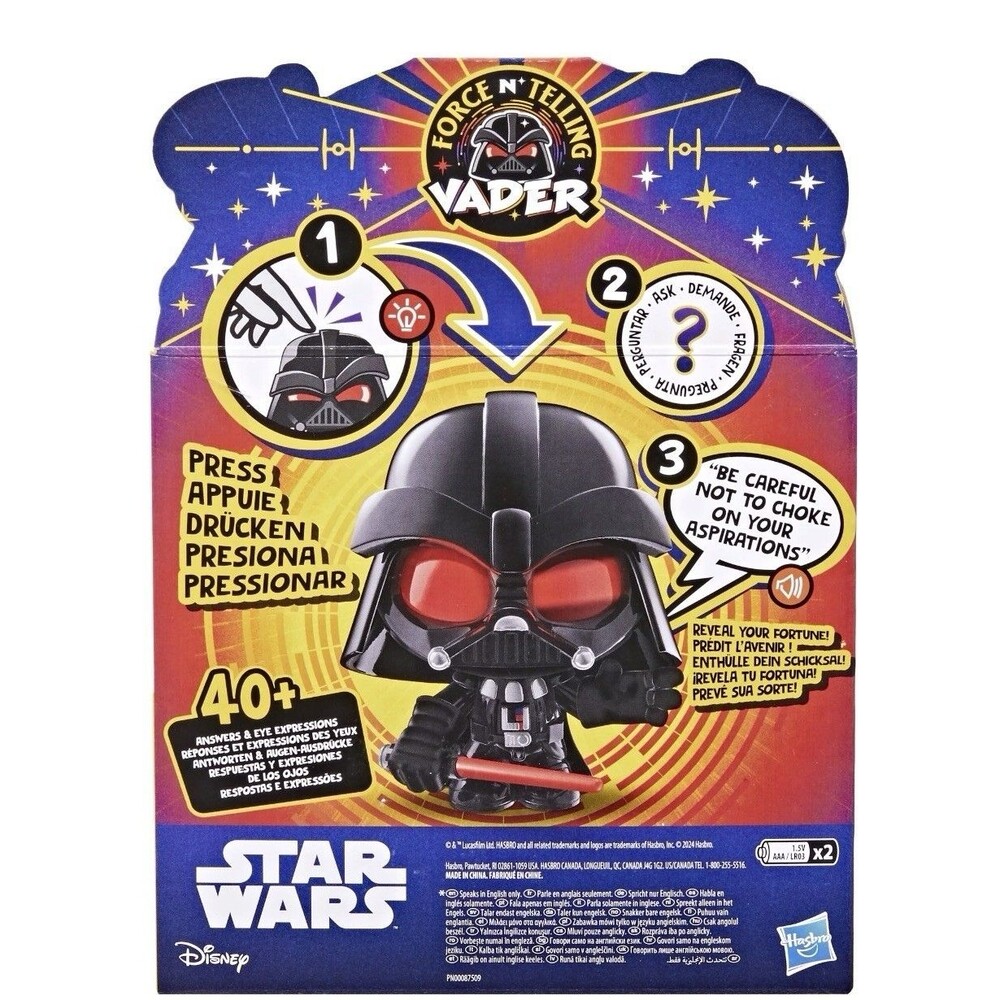 Star Wars Force N Telling Vader, Star Wars Toys for Kids Ages 4 and Up Brand New - Picture 2 of 3